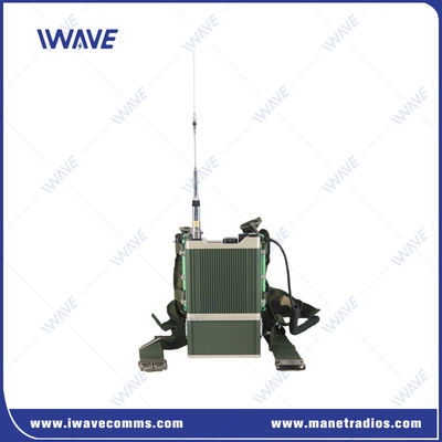 20 किमी VHF बेस स्टेशन पोर्टेबल MANET रेडियो  Adhoc Max 6 हॉप्स