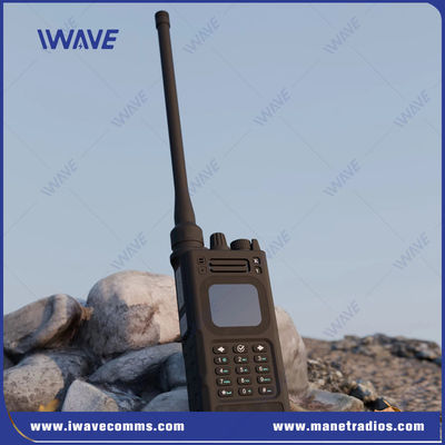मल्टीपल हॉप्स टैक्टिकल MANET रेडियो 136MHz-174MHz हैंडहेल्ड VHF रेडियो
