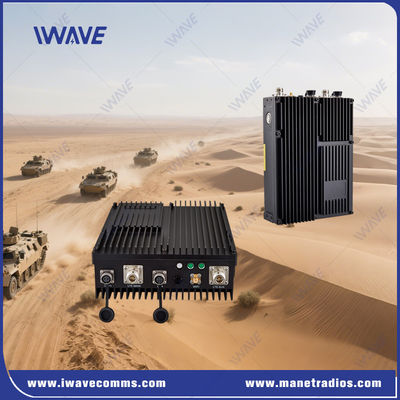 QPSK UHF IP MESH COFDM वीडियो ट्रांसमीटर HD 1080P बख्तरबंद वाहन