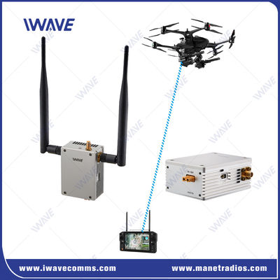 50 किमी Mavlink 2.4GHz COFDM यूएवी वीडियो ट्रांसमीटर अल्ट्रा लंबी दूरी UP/Downlink