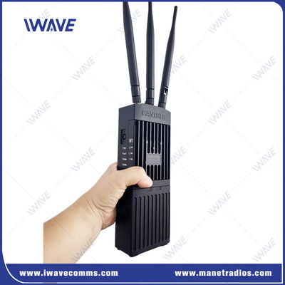 5W सामरिक हैंडहेल्ड SDR MANET मेष ट्रांससीवर जिसमें 2Tx 2Rx आरएफ चैनल हैं
